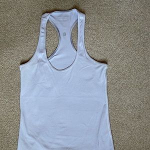 Lululemon Racerback Tank top White Size 4